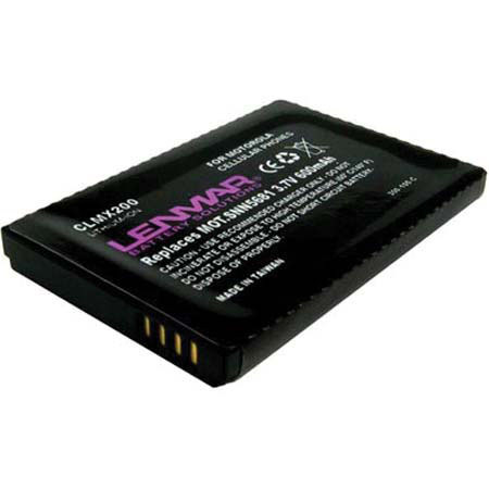 Lenmar No Mem Rechargeable Phone Li-Ion Batt, 600mAh