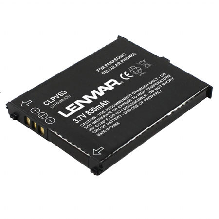 Lenmar CLPVS3 Lithium-Ion 3.7v / 830mAh Battery, Fits Panasonic EB-VS3, EB-VS6, EB-VS7