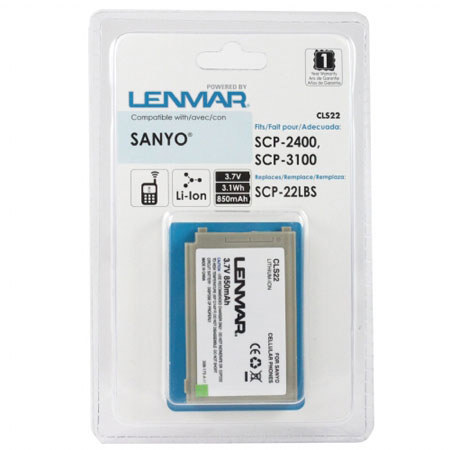 Lenmar Rechargeable NoMEM Li-Ion Battery 3.7V 850mAh