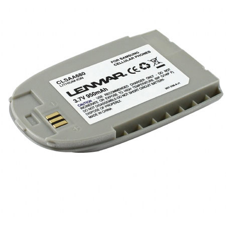Lenmar No-Memory Lithium-ion Battery for the Samsung A680 & VM-A680 Cell Phones