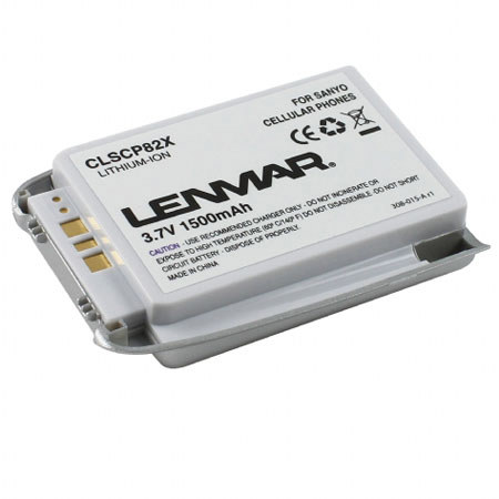 Lenmar Rechargeable No-Memory Lithium-Ion Battery for Sanyo PM-8200, SCP-8200 Cellular Phone, 3.7V 1400mAh