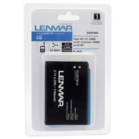 Lenmar Battery for LG Viper 4G, Cayman, Lucid 4G Cellular Phones