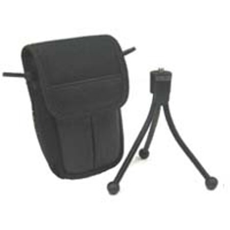 Lenmar Camera or Micro-Size Video Camera Travel Kit with Medium Size Bag, & Mini Tripod