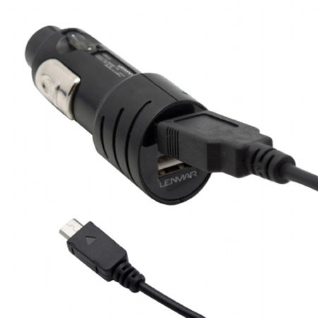 Lenmar DCMCRO Dual Car Charger USB to Micro, Black