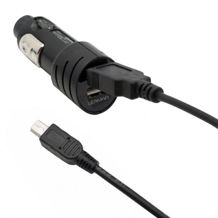 Lenmar DCMINI Dual Car Charger USB to Mini