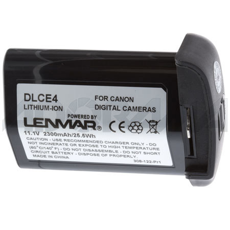 Lenmar DLCE4 Li-Ion NoMEM 11.1V, 2200mAh Battery