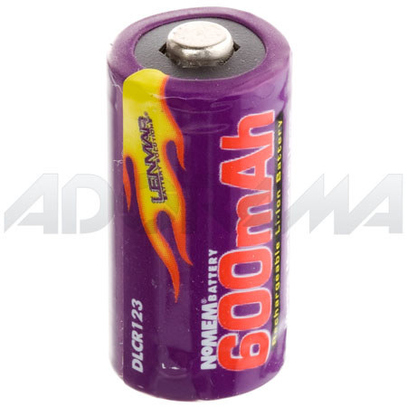Lenmar CR123 600mAh 3V Li-Ion Rechargeable Battery
