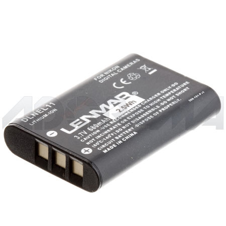 Lenmar NoMEM Li-Ion 3.7V 630mAh Digital Camera Battery