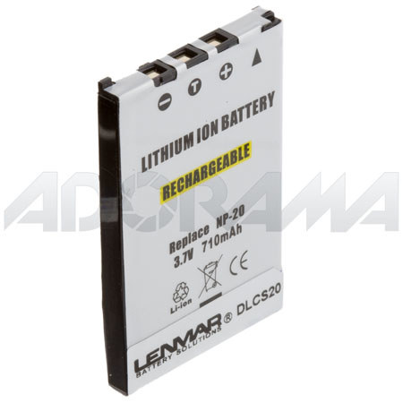 Lenmar NoMEM Li-Ion 3.6V 1300mAh Digital Camera Battery
