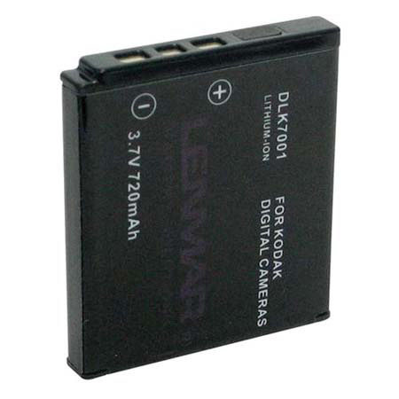 Lenmar No Memory, Lithium-Ion Digital Camera Battery, Replaces Kodak KLIC-7001, 3.7v, 720mAh