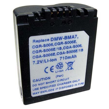Lenmar NoMEM 7.2V 710mAh Battery Panasonic CGA-006