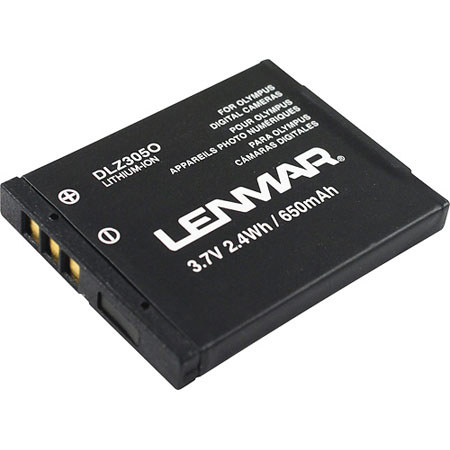 Lenmar No Memory Lithium-Ion Digital Camera Battery for the Olympus LI-70B, 3.7v, 650mAh.