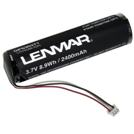 Lenmar GPS303TT Lith-Ion Battery 3.7V / 2400 mAh - Fits TomTom Go 300, 400, 500, 610, 710, 910