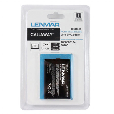 Lenmar GPS305CA Lith-Ion Battery 3.7V / 750 mAh - fits Callaway uPro GPS