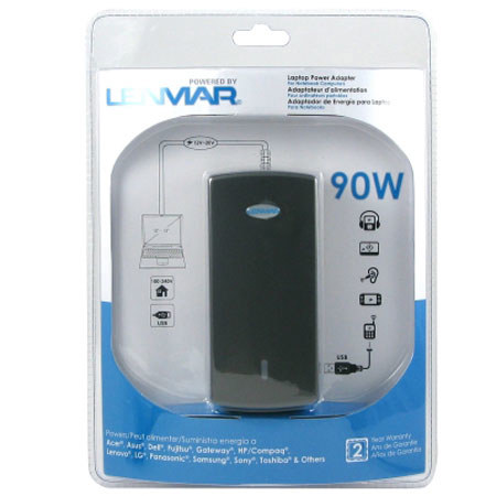 Lenmar LAC90 90W Laptop Power Adaptr, 10-15 in screen