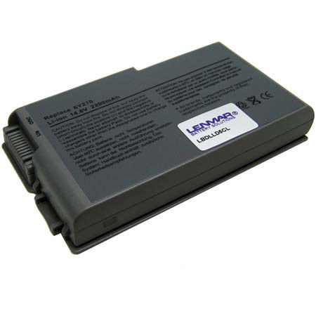 Lenmar No Memory Lithium-Ion Notebook Computer Battery, 14.8V 2.2Ah, for Dell Latitude D500 & D600 Series and Inspiron 500m & 600m Series