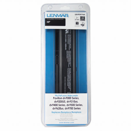 Lenmar LBHP087AA 14.4V/4400mAh Lithium-Ion Battery for HP Pavilion dv9000 Series