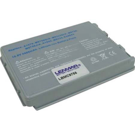 Lenmar No Memory Lithium-Ion Notebook Computer Battery, 14.8V 3600mAh, for Apple PowerBook G4, A1106 15" Models