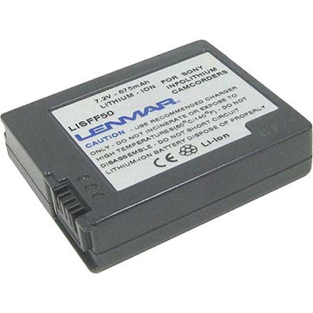 Lenmar No Memory Lithium Ion Info F Camcorder Battery for Sony NPFF50, 7.2v, 700mAh