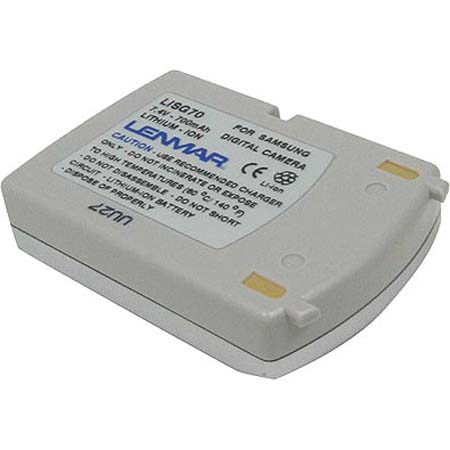 Lenmar Lithium-Ion Camcorder Battery for the Samsung SB-L70G, 700mAh, 1 Hour