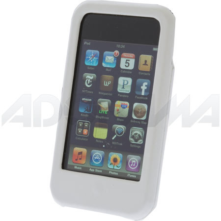 Lenmar iPhone 3G Case, Faux Leather Flower Design White