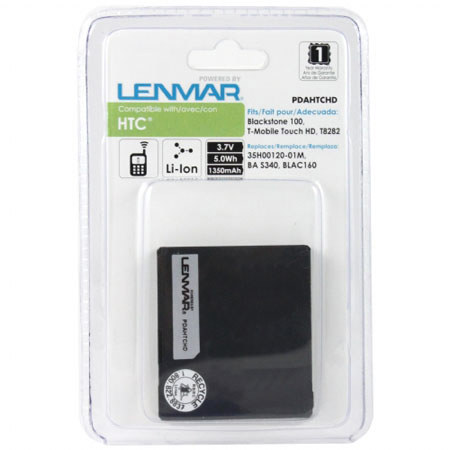 Lenmar PDAHTCHD Lithium-Ion 3.7v / 1350mAh Battery, Fits HTC Blackstone
