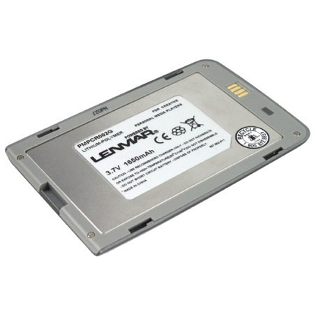 Lenmar PMPCR002G Lithium Polymer Battery 3.7V / 1650 mAh - Fits Creative Zen Vision, PMC-HD0002