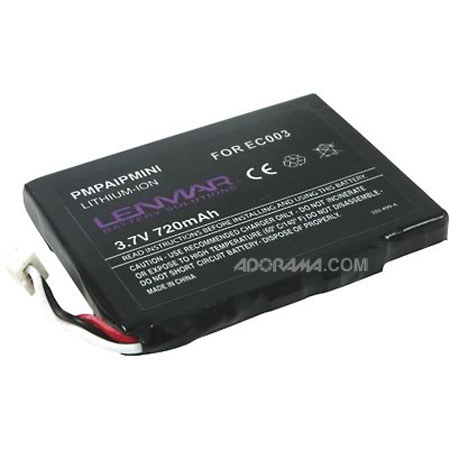 Lenmar Replacement Battery for the iPod Mini Series, 3.7v 720mAh #PMPAIPMINI