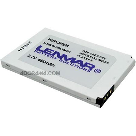 Lenmar Replacement Battery for the Creative Lab Zen Micro MP3 Player, 3.7v 680mAh