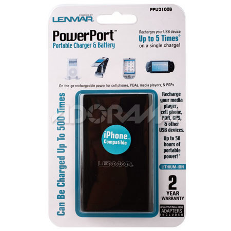 Lenmar PPU2100B Universal Powerport, Any Where Charger