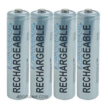 Lenmar PRO410B AAA NoMEM 1.2V NiMH Batteries, 4-Pack