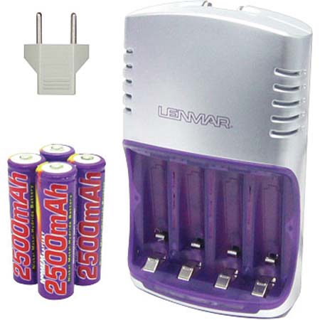 Lenmar 90 Minute Rapid Speed AA/AAA Charger, 4 AA NiMH