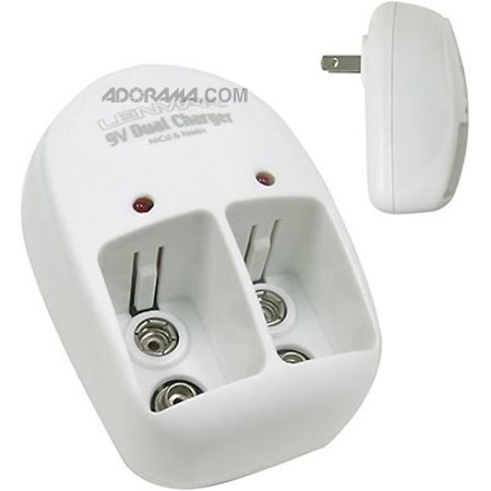 Lenmar PRO9V2 Dual Charger for Two 9 Volt Batteries
