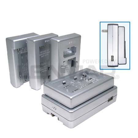 Lenmar SoloXP Li-Ion Travel Charger, Plates for Canon