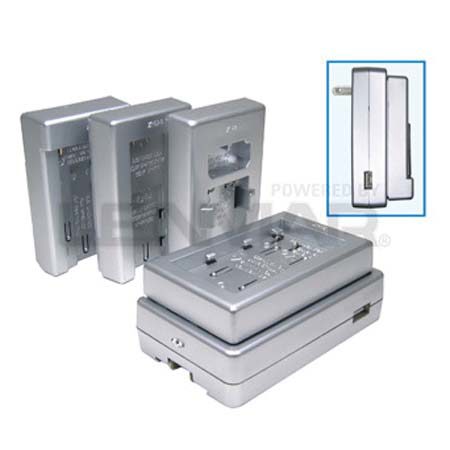 Lenmar SoloXP Li-Ion Travel Charger, Plates for Nikon