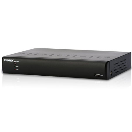 Lorex Eco BlackBox 4-Channel Network DVR with 4 Indoor/Outdoor IR Cameras