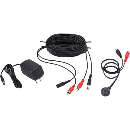 Lorex Security Surveillance Microphone with 60ft Cable and 12V DC Adapter