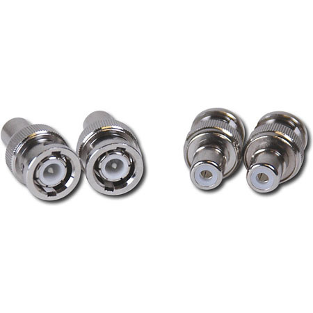 Lorex BNC Male to RCA Female Connectors, 4 Pack