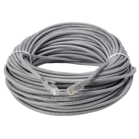 Lorex 100' CAT5e Extension Cable for IP Cameras, Fire Resistant and In-Wall Rated
