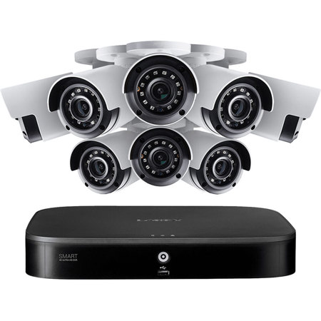 Lorex 4K Ultra HD 8-Channel 1TB DVR Security System with 8x 8MP Bullet Cameras