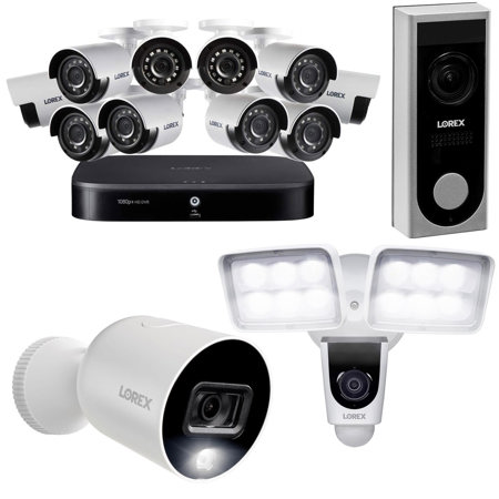 Lorex 4K Ultra HD 16-Ch 2TB Security System w/10x Bullet Cameras With /3 Cameras