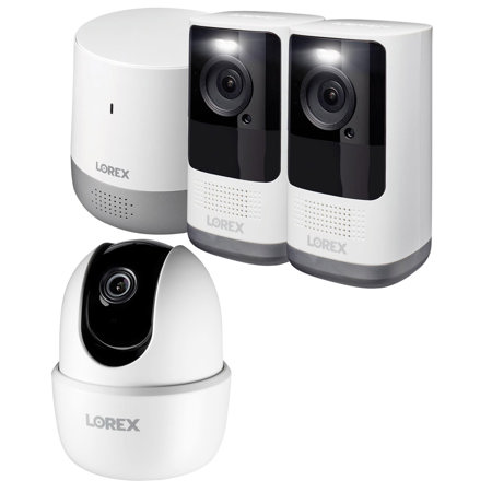 Lorex 2K QHD Wire-Free Security System W/Lorex W261AQC-E 2MP 1080p Wi-Fi Camera