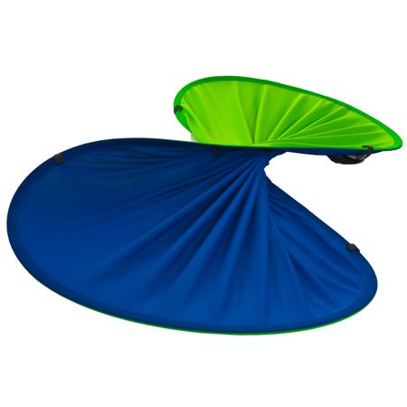 Manfrotto 5x6' Chromakey Collapsible Background, Blue/Green