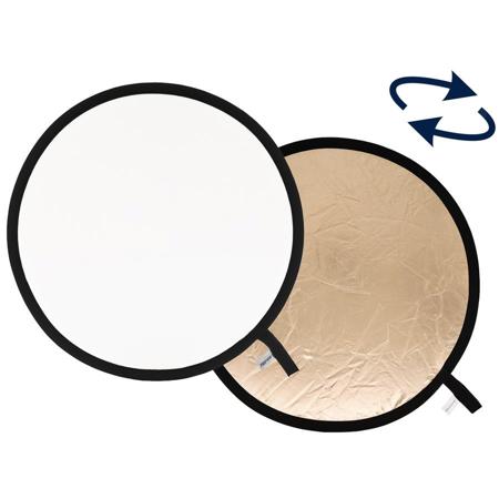 Lastolite LR4806 Circular Disc Reflector, Sunfire/White