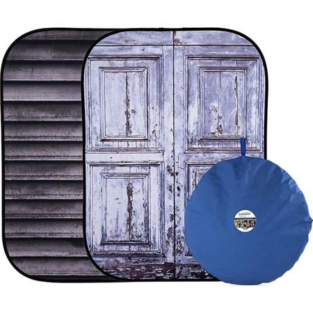 Lastolite Urban Collapsible 5'x7' Shutter/Distressed Door Collapsible Background