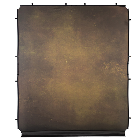 Manfrotto 6.5x7.5' EzyFrame Vintage Background Cover, Olive