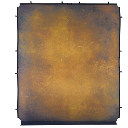 Manfrotto 6.5x7.5' EzyFrame Vintage Background Cover, Tobacco
