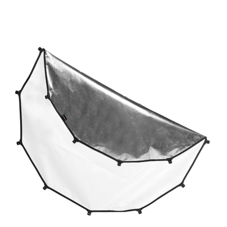 Manfrotto 32" Halo Compact Reflector Cover, Silver/White