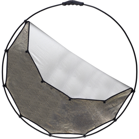 Manfrotto 32" Halo Compact Reflector, Sunlite/Soft Silver
