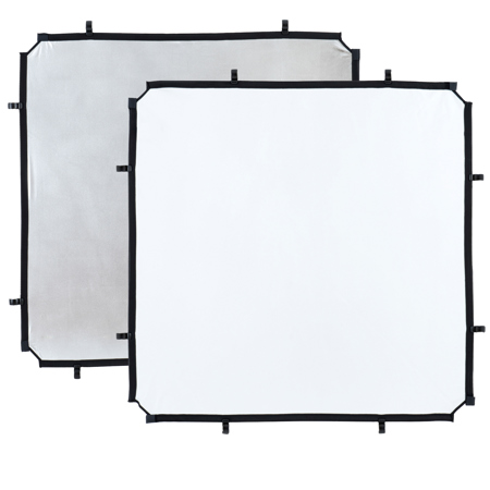 Manfrotto 3.6x3.6' Skylite Rapid Fabric Cover, Small, Silver/White